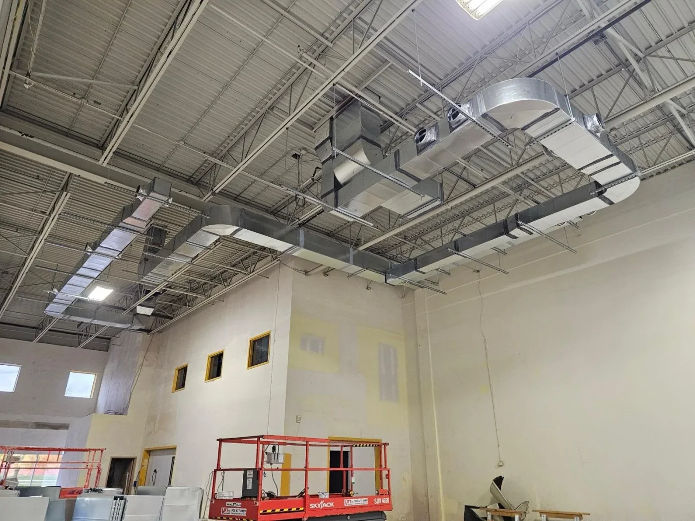 Commercial HVAC project by Airrand