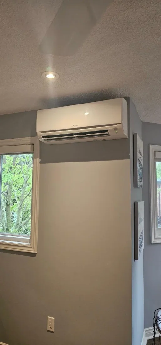 Ductless system installation by Airrand