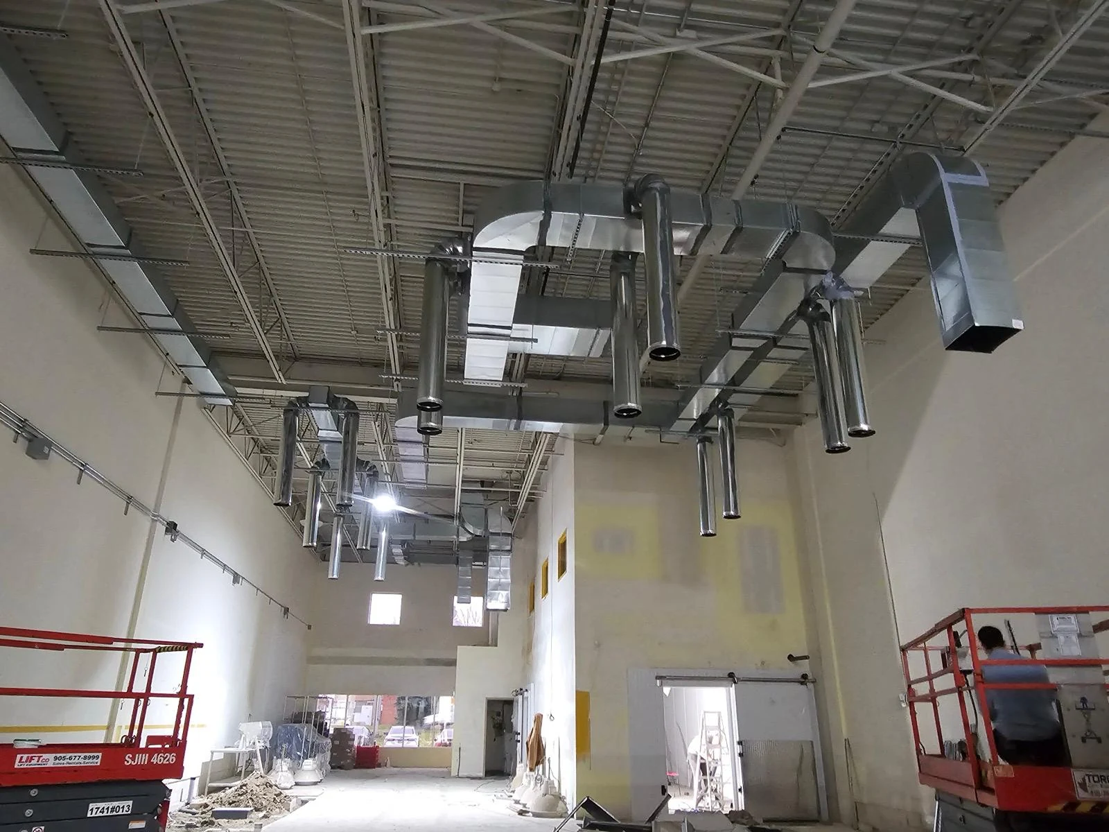 Ductwork installation by Airrand