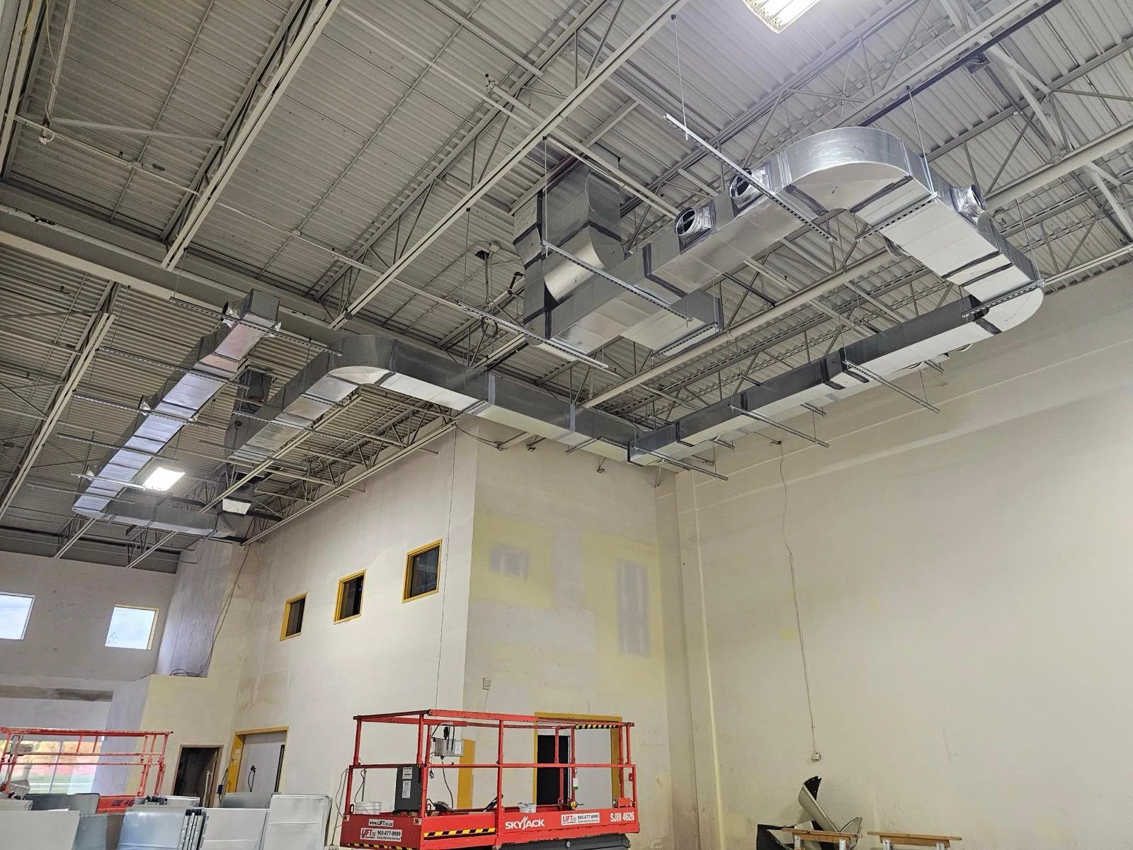 Ductwork installation by Airrand