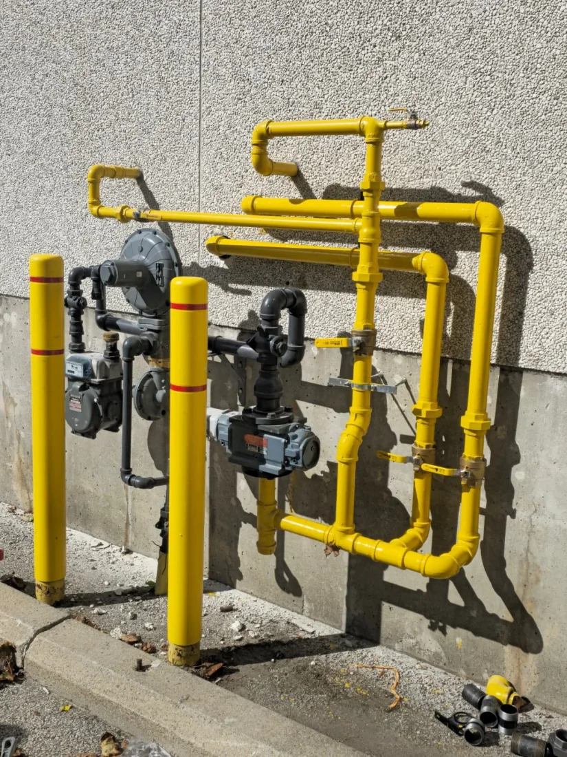Gas line installation by Airrand