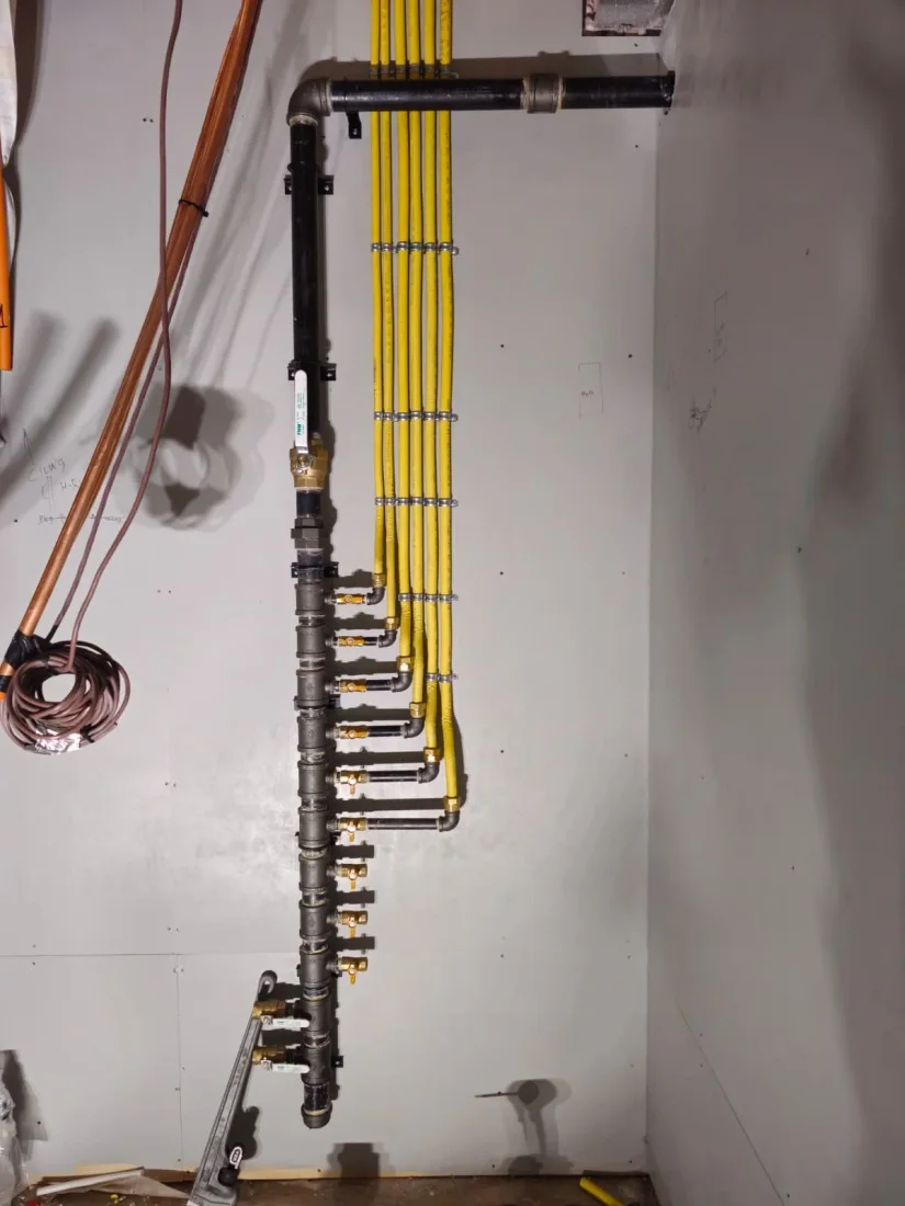 Gas line installation by Airrand