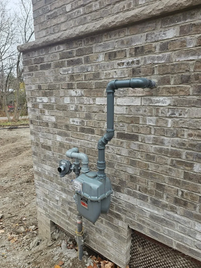 Gas line installation by Airrand