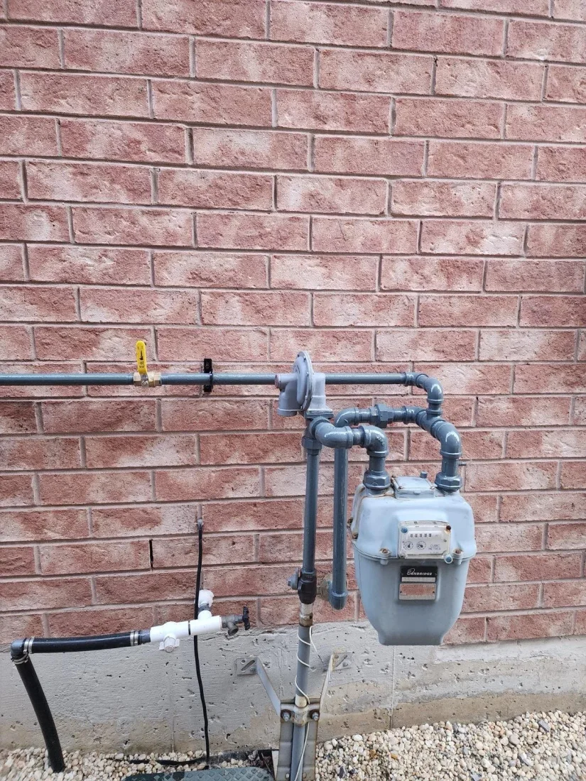 Gas line installation by Airrand