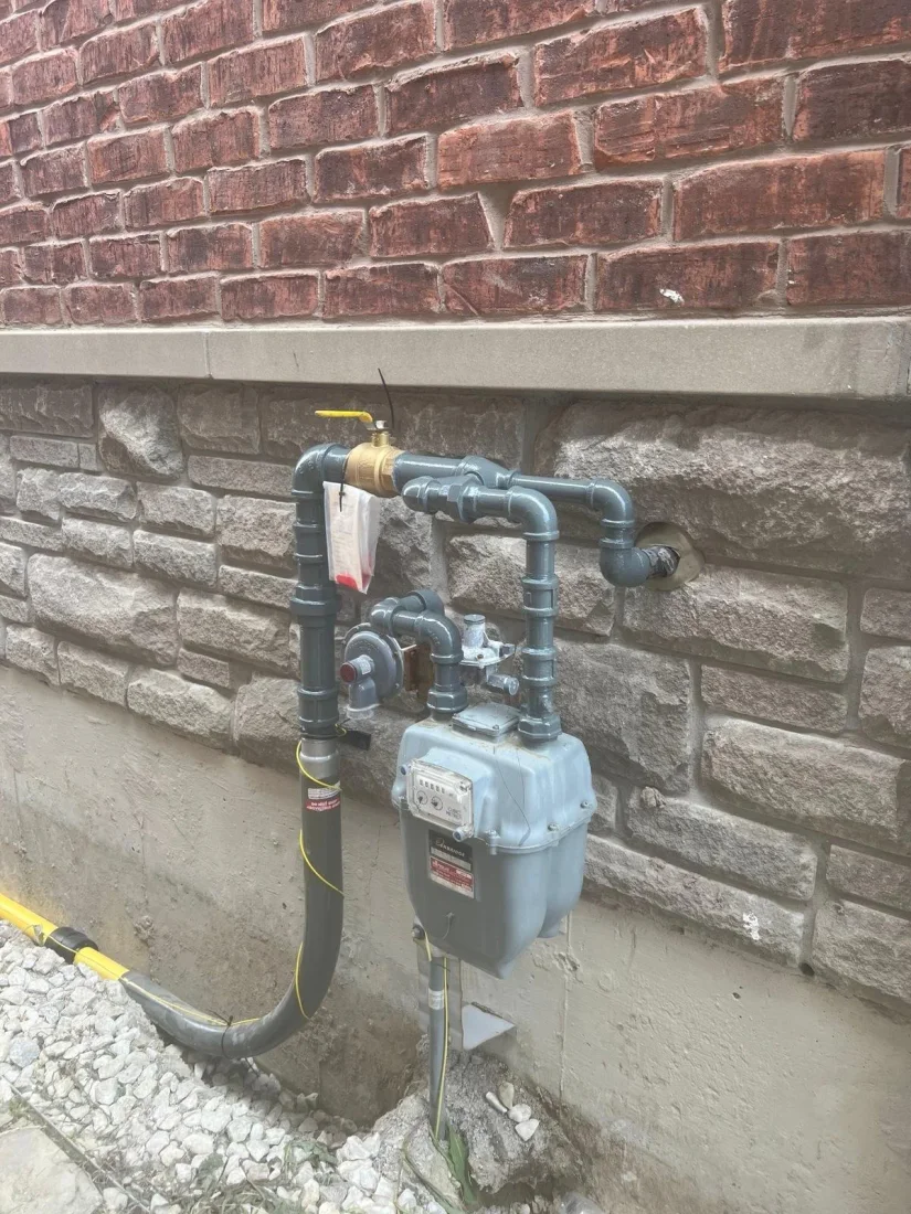 Gas line installation by Airrand