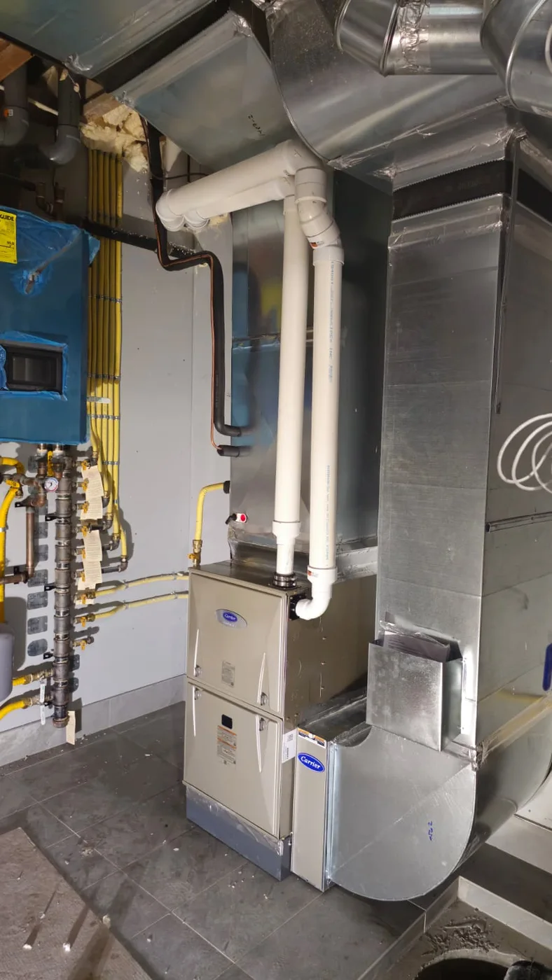 Furnace and ductwork installation from Airrand